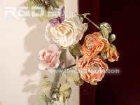 Silk roses for a D.I.Y home decoration