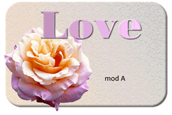 biglietti gratis tema amore con rose  e scritte love