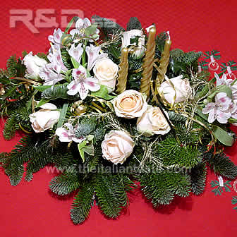decoration for a christmas table