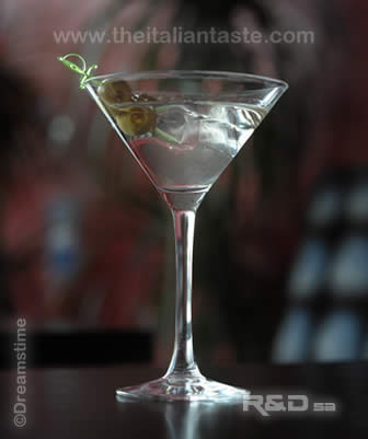 Martini cocktail