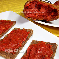 'nduja spread on the bread