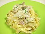 Tagliatelle ricotta e carciofi