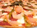 Pizza salmone asparagi