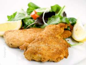Breaded and fried veal chops, Milan-style