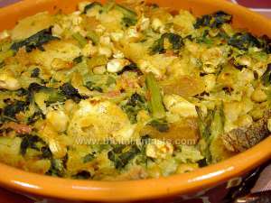 trditional Italian ribollita soup in crock pot