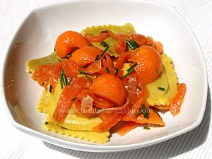 insalata di pasta fatta con i ravioli