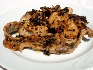 Coniglio al tartufo nero
