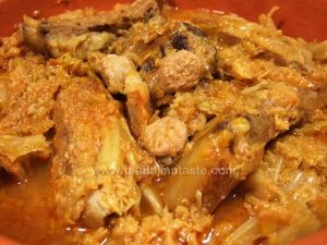 Costine di maiale con verza