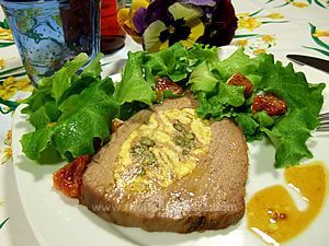 Tasca di manzo ripiena