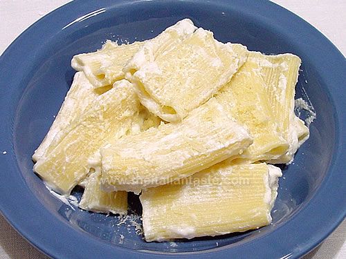 Sausage flavored rigatoni