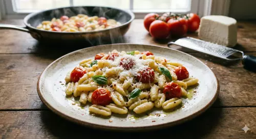 Cavatelli with ricotta cheese (Apulia and Basilicata)