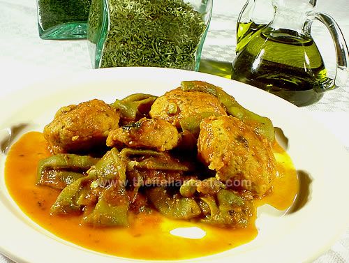 Polpette di platessa con piattoni