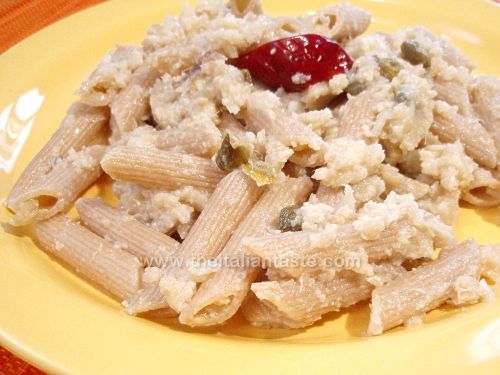 Pasta with cauliflower