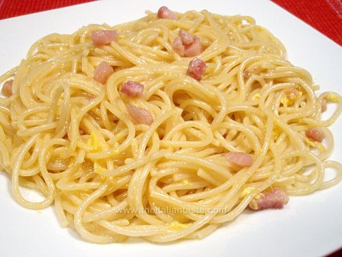 Carbonara spaghetti