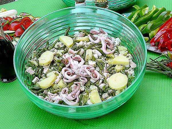 Octopus salad