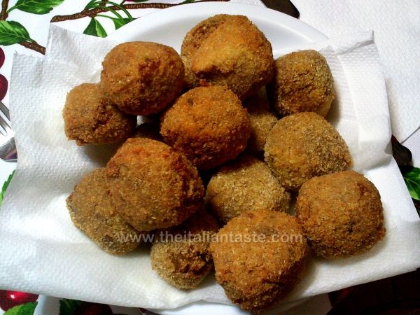 Polpette vegetariane di funghi e quinoa