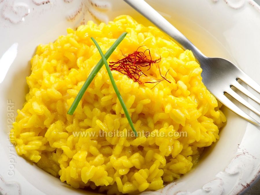 Risotto Milanese-style